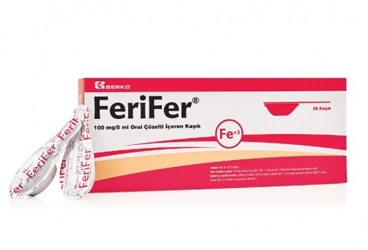 FERIFER 100 MG/5 ML ORAL COZELTI ICEREN 30 KASIK